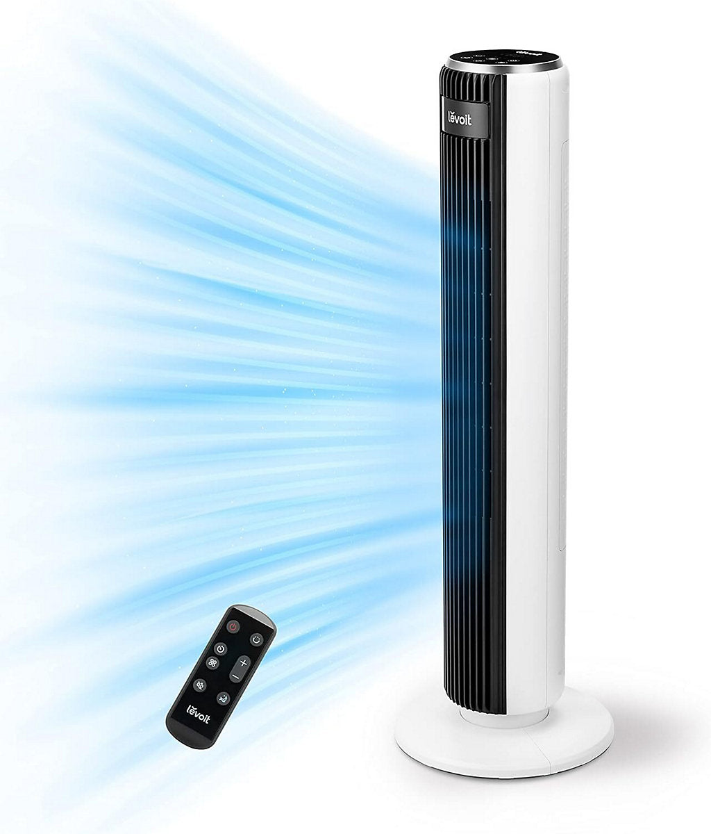 Levoit Ventilador Columna 28dB 5 Velocidades + Control Remoto