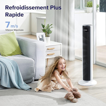 Levoit Ventilador Columna 28dB 5 Velocidades + Control Remoto