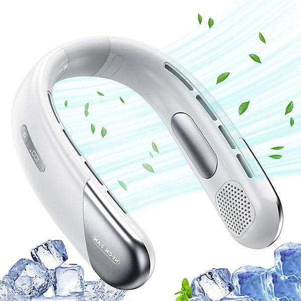 Bextsrack Ventilador Cuello Portátil 2400 mAh Sin Aspas 5 Velocidades