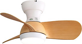 Ventilador de Techo 23" LED 18W 3 Tonos Blanco