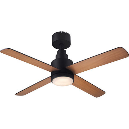 GoodHome Burbank Ventilador de techo LED negro 106 cm 15 m²