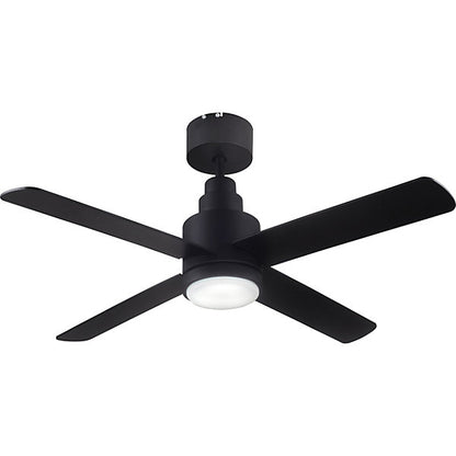 GoodHome Burbank Ventilador de techo LED negro 106 cm 15 m²