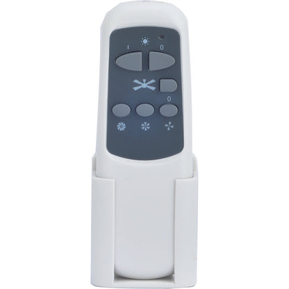GoodHome Hanki Ventilador de Techo con Luz Reversible Plata 132 cm