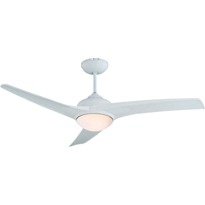 GoodHome Linto Ventilador de Techo con Luz Blanco 132 cm