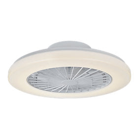 Seynave Ricardo Ventilador Techo Luz LED Blanco Ø50 cm