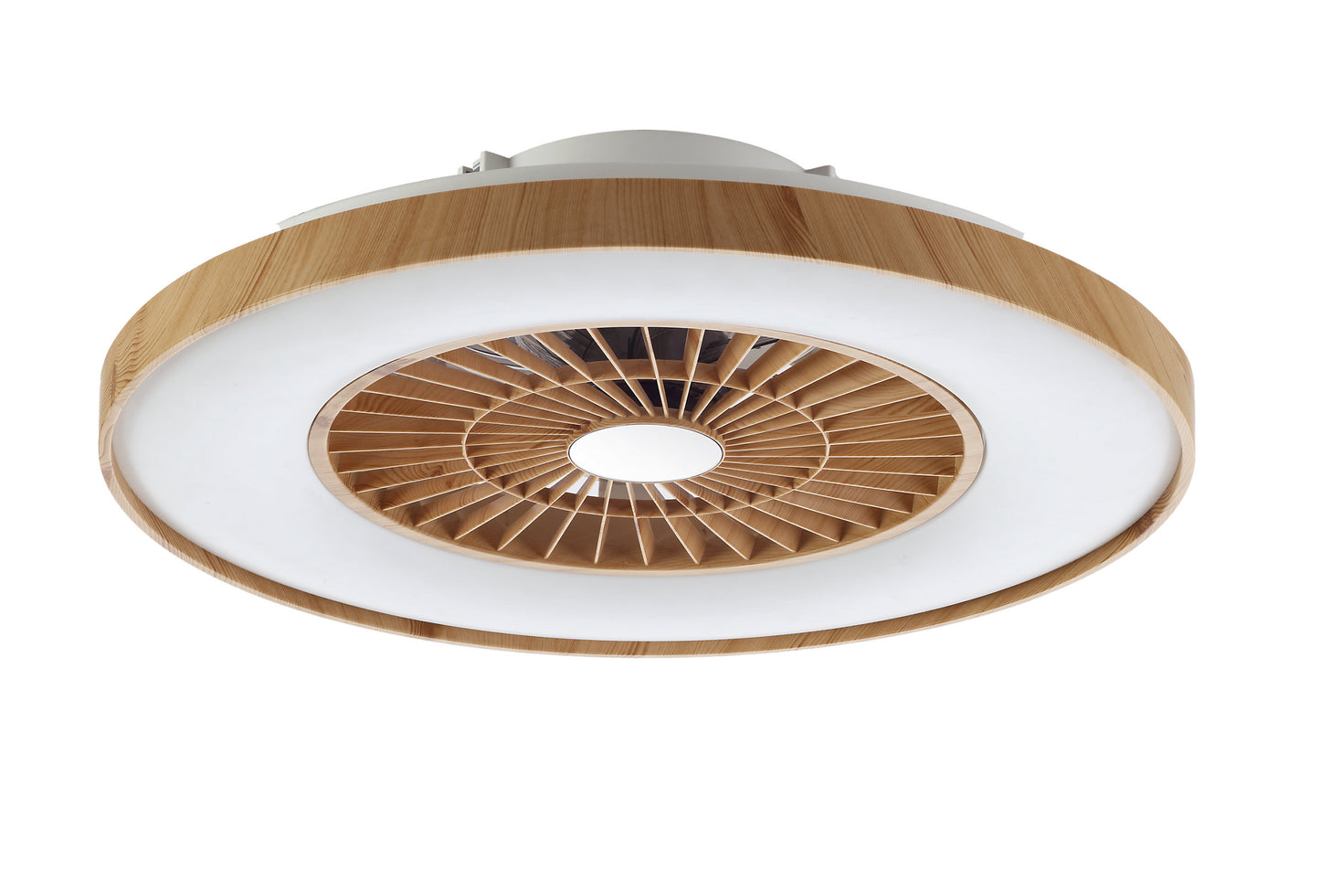 Seynave Marielo Ventilador de Techo LED 60 cm Efecto Madera