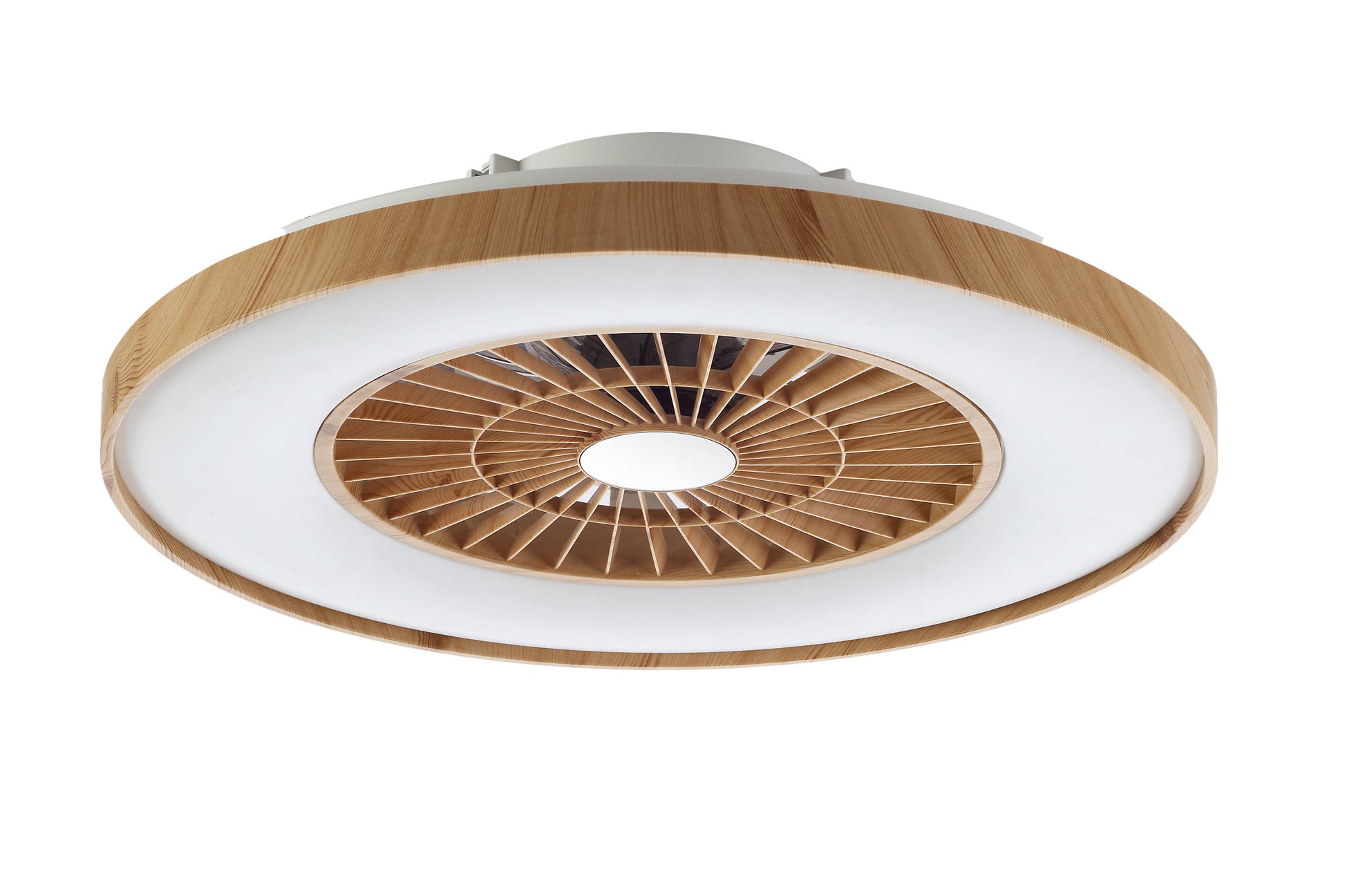 Seynave Marielo Ventilador de Techo LED 60 cm Efecto Madera