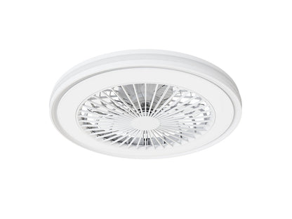 Seynave Sergio Ventilador de techo LED RGB Blanco Ø46 cm