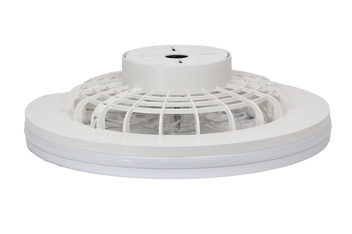 Seynave Sergio Ventilador de techo LED RGB Blanco Ø46 cm