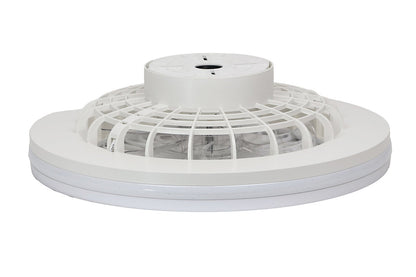 Seynave Sergio Ventilador de techo LED RGB Blanco Ø46 cm