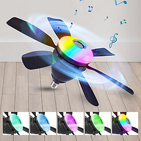 Bextsrack Ventilador de Techo con Luz, Remoto, 3000K-6500K, Brillo, Bluetooth