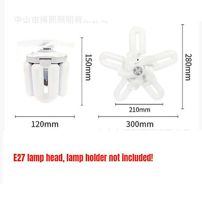 Bextsrack Ventilador Techo LED Control Remoto 30 cm 6 Velocidades