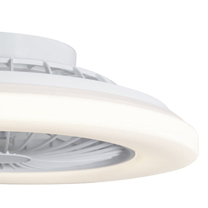 Clemo Ventilador de Techo 48 cm con LED RGB y Control