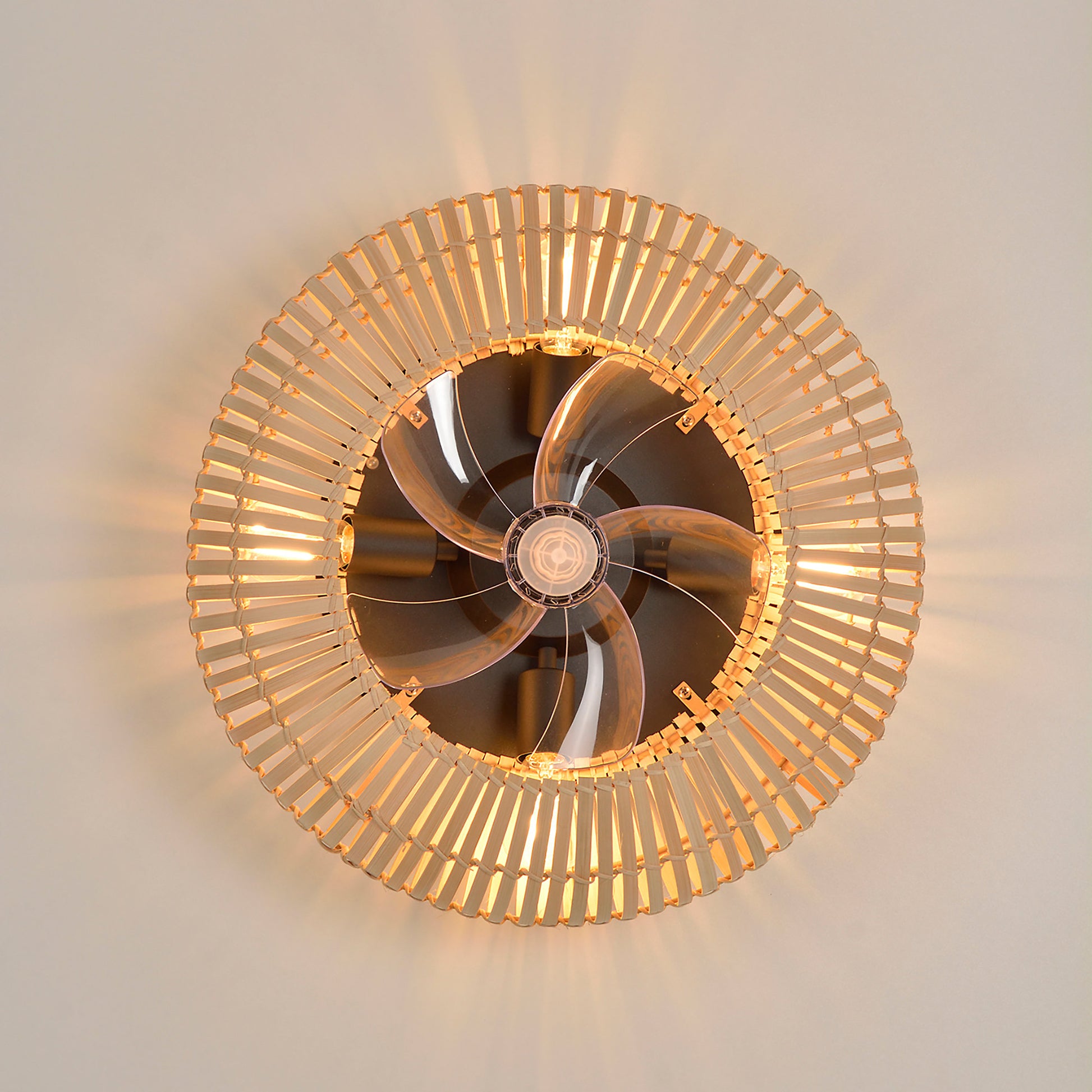 Corep Fortaleza Ventilador de Techo Madera Ø50 IP20 20W E27