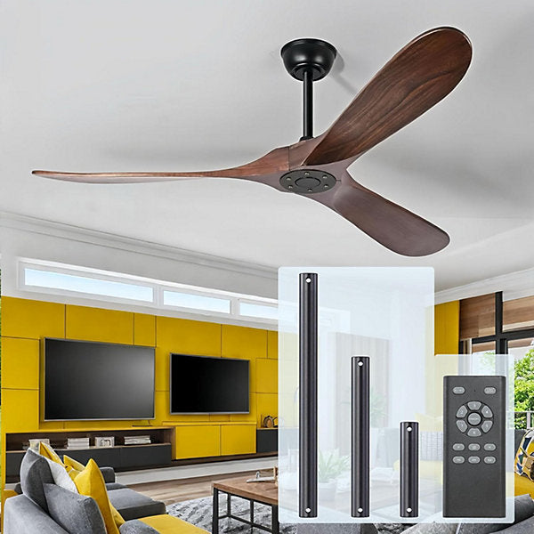 EXQUIO Ventilador de Techo Silencioso 223 cm con o sin Luz