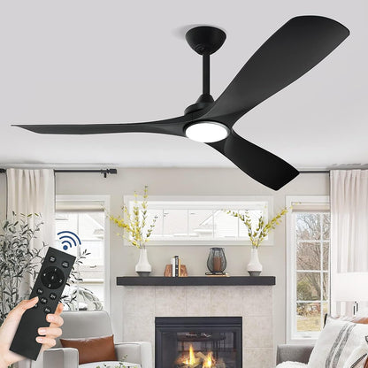 EXQUIO Ventilador de Techo Industrial Reversible 108 cm con Luz