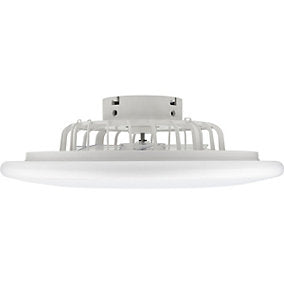 Voltman Cosmo Ventilador de Techo LED 40W Blanco 55 cm