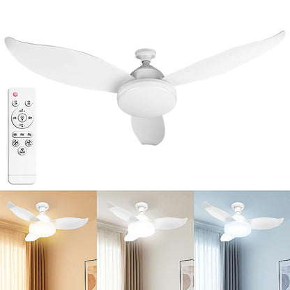 Ventilador Techo Luminoso Moderno 91,5 cm Tricolor Con Control Remoto E27