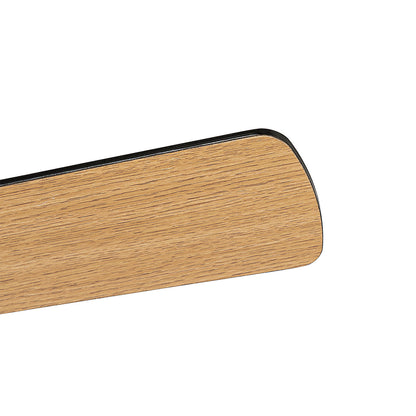 Ventilador de Techo Negro con Madera 3 Luces Mistral Vidro