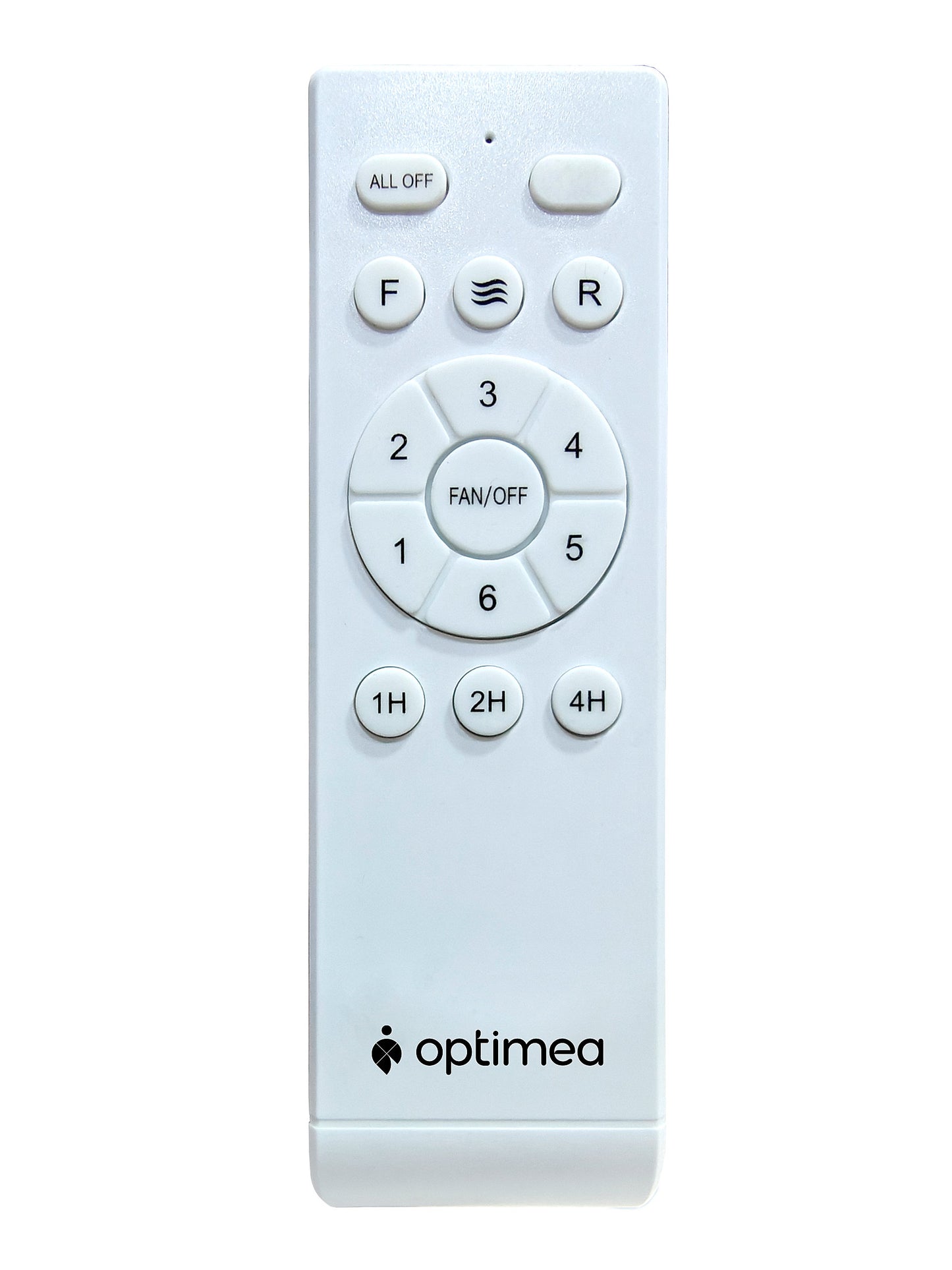 Optimea OVR-B130W Ventilador de Techo Madera 130 cm Marrón