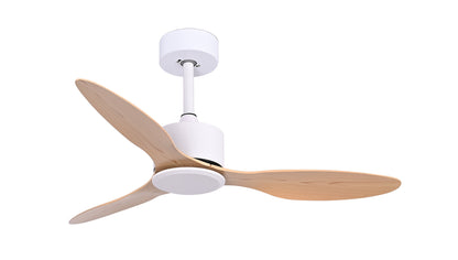 Optimea OVR-B130W Ventilador de Techo Madera 130 cm Marrón
