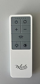 Exhale Ventilador de Techo Sin Palas Blanco Sin LED