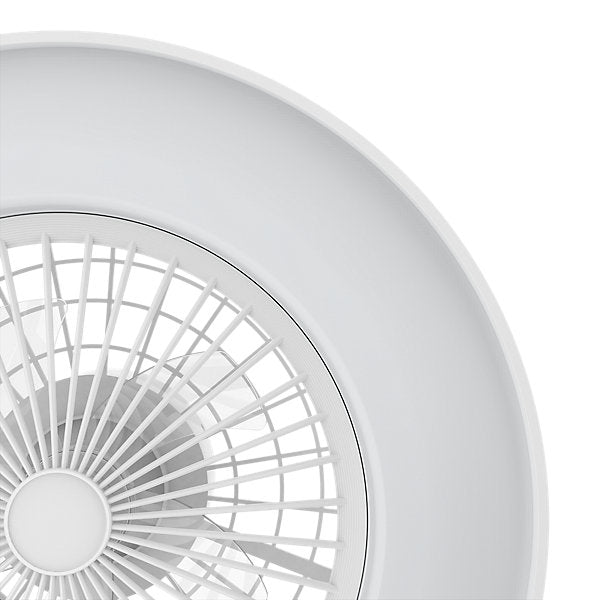 GoodHome Ventilador de techo silencioso LED 60 cm - Control incluido