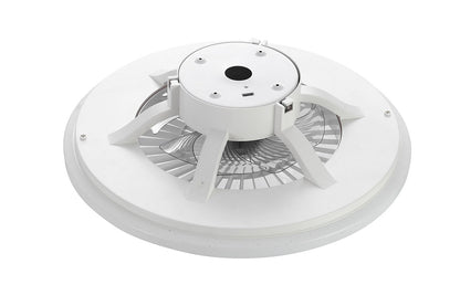 Ventilador de techo silencioso con luz LED 60 cm Seynave José