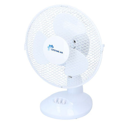 Lifetime Air Ventilador Mesa 23cm 2 Velocidades Blanco