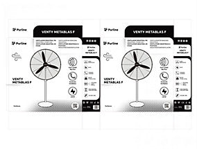Ventilador industrial 230W con lames en aluminium