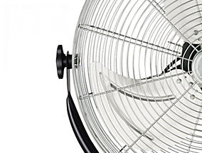 Ventilador industrial sobre pie 120W con altura regulable