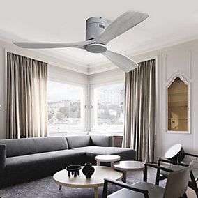 Fortuna Lai Ventilador Techo 132 cm MaderaDC Reversible