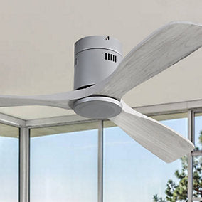 Fortuna Lai Ventilador Techo 132 cm MaderaDC Reversible