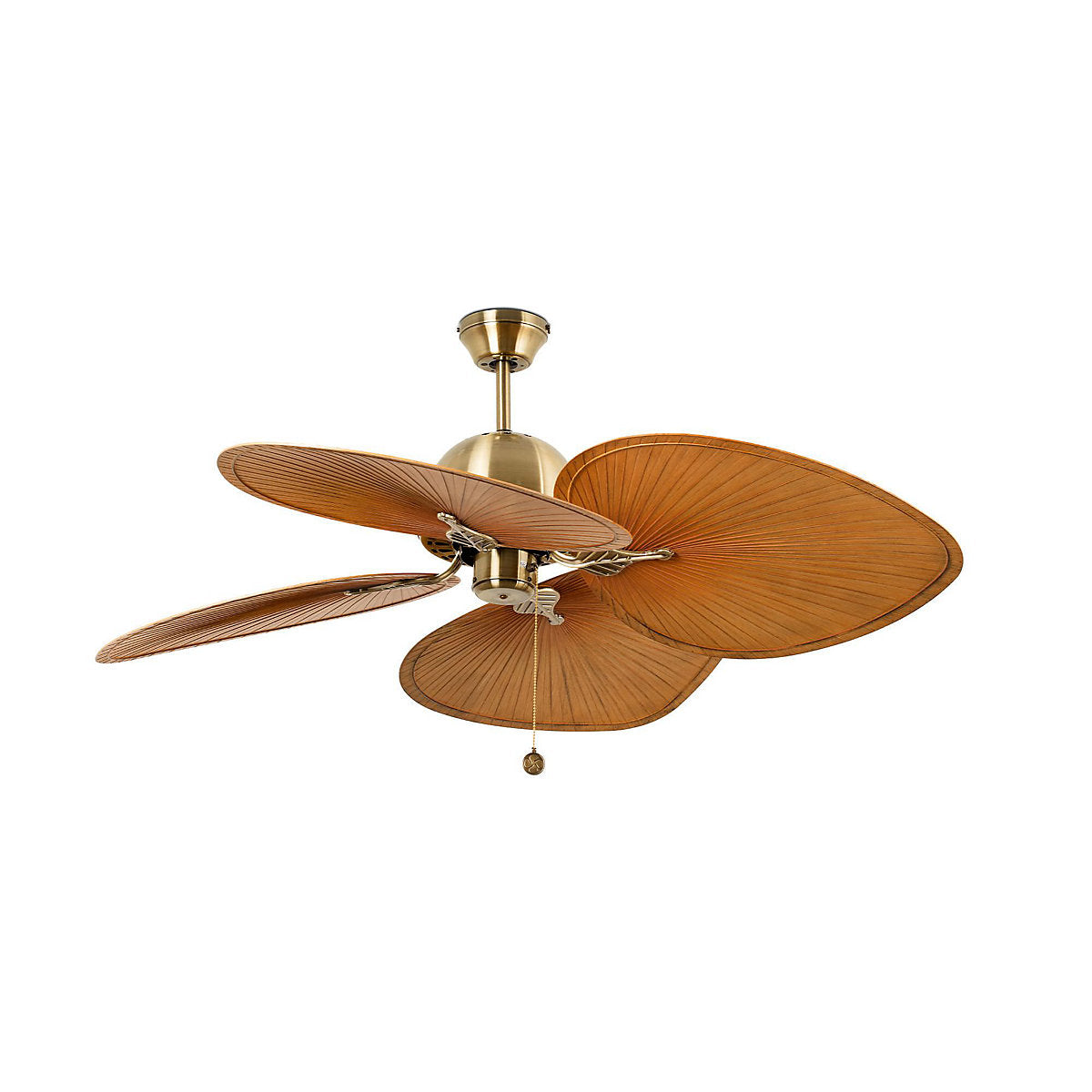 Ventilador Techo Acero Ottone Satinato Pales ABS Marrón Sin Luz