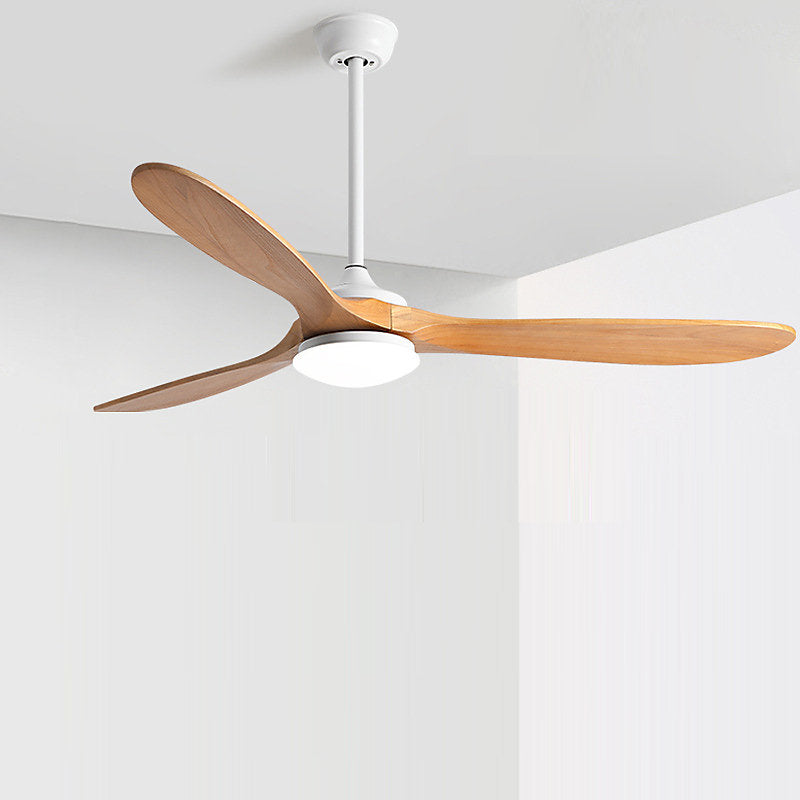 EXQUIO Ventilador de Techo DC Silencioso 132 cm Negro/Madera