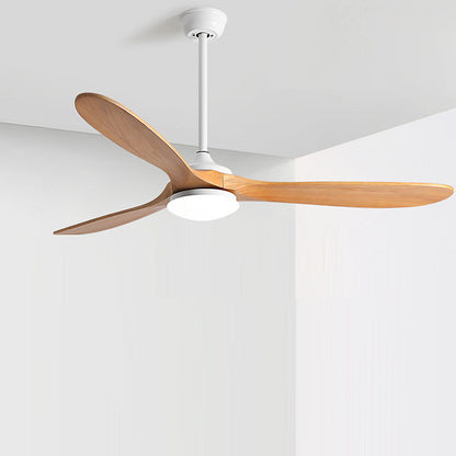 EXQUIO Ventilador de Techo DC Silencioso 132 cm Negro/Madera