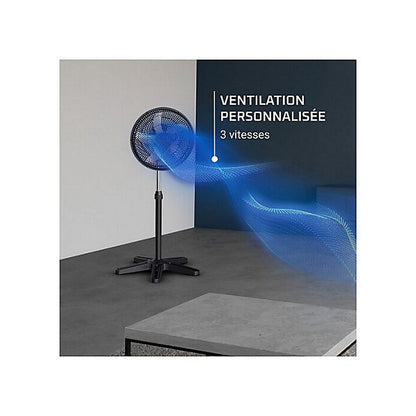 Ventilador Rowenta EcoConcu Turbo Essential VU3110F3 Negro 560 mm