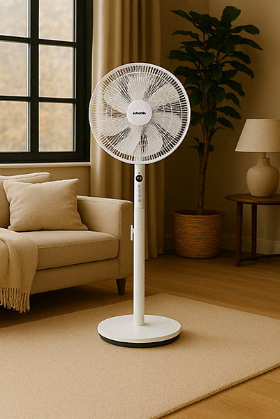 Scholtès Ventilador de Pie 4 en 1 35 cm Blanco
