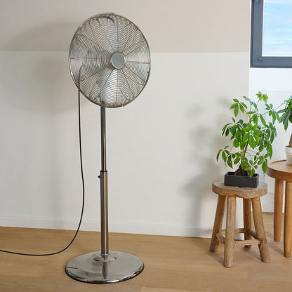 Ventilador De Pie 45W Metal Chrome TX-16GA Refrescante Y Elegante