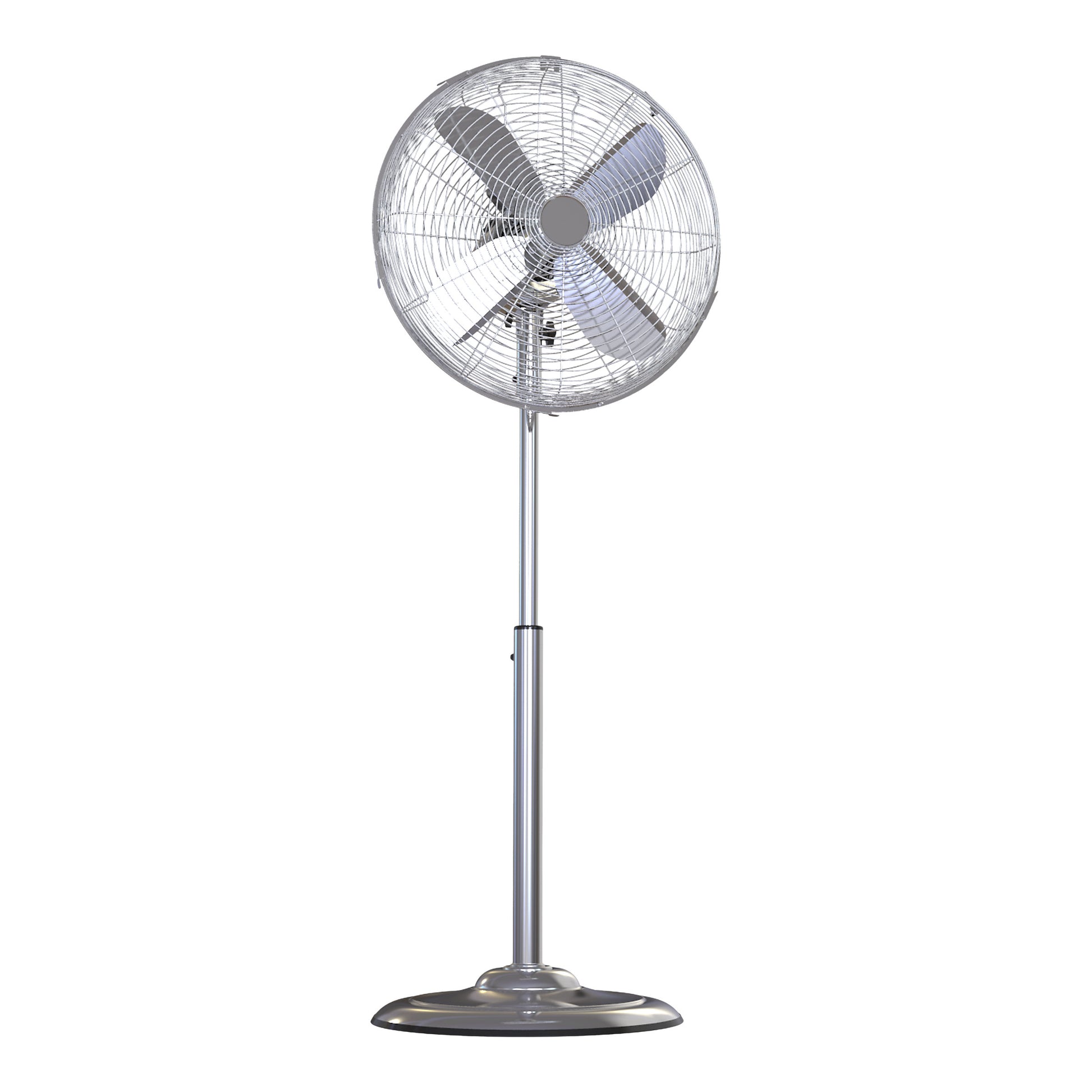 Ventilador De Pie 45W Metal Chrome TX-16GA Refrescante Y Elegante