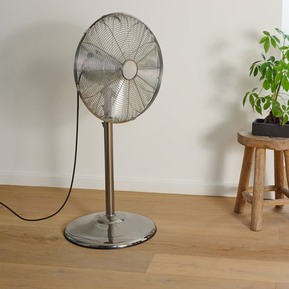 Ventilador De Pie 45W Metal Chrome TX-16GA Refrescante Y Elegante