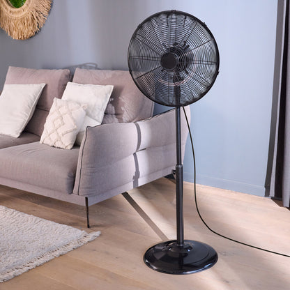 Castorama TX-16GA Ventilador de Pie 45W Metal Negro