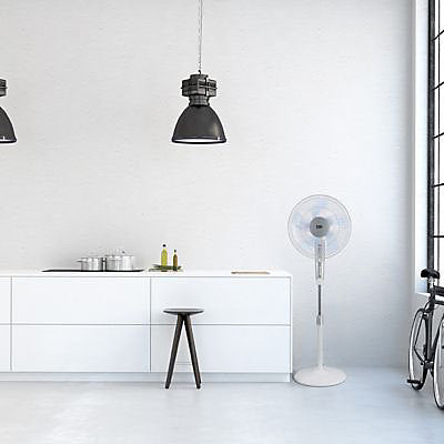 Beko EFS5100W Ventilador de Pie 40 cm con Programador