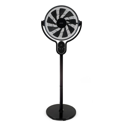 Scholtès Ventilador de Pie Digital 40 cm Negro Silencioso