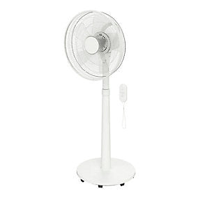 GoodHome Carrao Ventilador de pie 41,5 cm, 3 velocidades