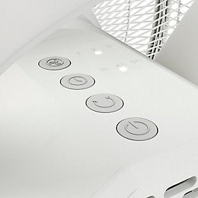 GoodHome Carrao Ventilador de pie 41,5 cm, 3 velocidades