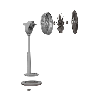 Duux Whisper 2 Lite Ventilador de Pie Gris 18 Velocidades