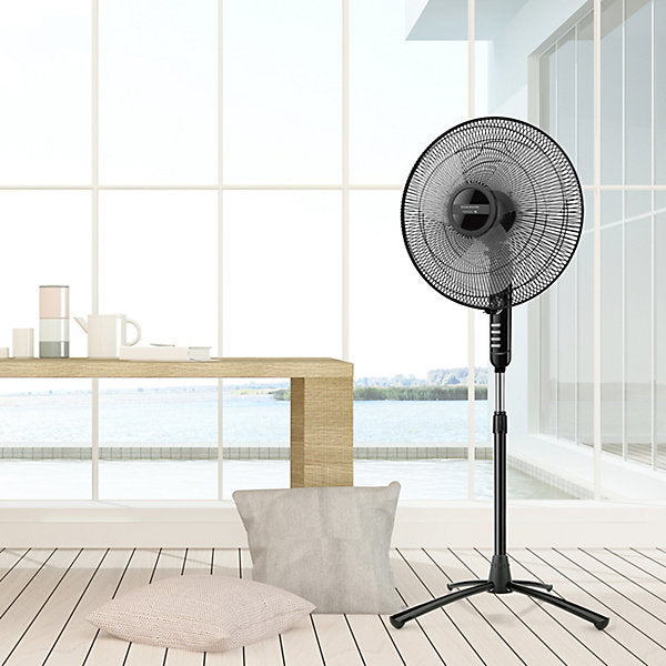 Ventilador de Pie Taurus Alpatec 45W 3 Velocidades Negro