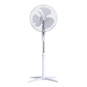 Ventilador de Pie Oscillante e Inclinable 40 cm 3 Velocidades