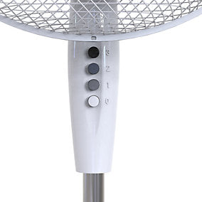 Ventilador de Pie Oscillante e Inclinable 40 cm 3 Velocidades